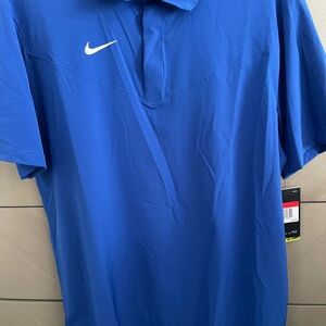 Nike Blue Polo Shirt Athletic Performance